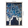 Amanti Art Indigo Floral Abstract by Gabriela Avila Canvas Wall Art Print Framed 16 x 23-in. - 4 of 4