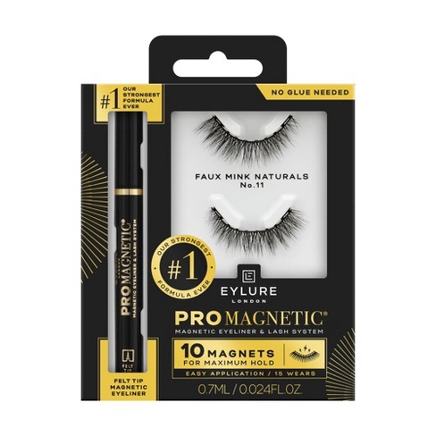 Eylure Promagnetic Magnet Natural No. 11 False Eyelashes Felt Eyeliner - 1 Pair : Target