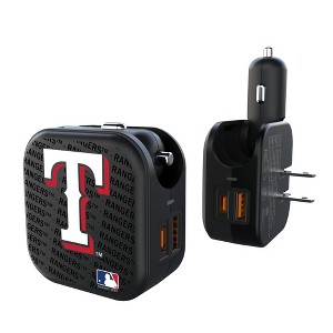 MLB American League Teams Text Backdrop 18-Watt 2 in 1 USB A/C Charger - 1 of 3