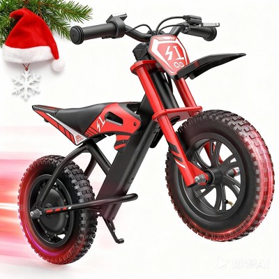 MASTGOAL Electric Dirt Bike for Kids, 150W Motor,10km/h Electric Motorcycle Beginners Friendly for Kids Teens -Blue