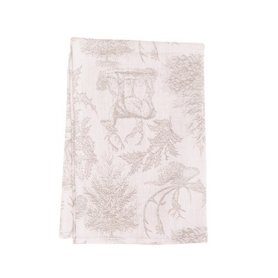 C&F Home Jacquard Stag Clay Cotton Woven Kitchen Towel