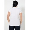June + Vie by Roaman's Women's Plus Size Ribbed Crewneck Top - 3 of 4