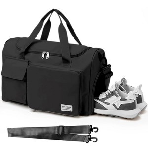 Luupatchy Carry On Weekender Backpack With Shoe Compartment, For Travel, Gym，Fishing, Travel Duffle Bag For Women, Men - 1 of 4