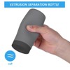 Travel Hand Soap Dispenser, Food Grade Silicone Squeeze Bottle with Leak-Proof Lid & Wide Mouth, Portable Bottles for Shampoo, Creams, Essential Oil - 4 of 4