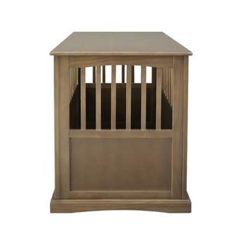 Casual Home Large Wooden Pet Crate Up to 40 lbs Dog House End Table Night Stand