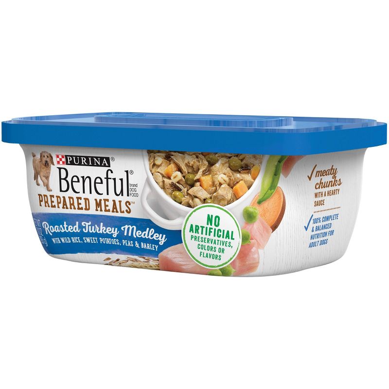 Purina Beneful Prepared Meals Roasted Recipes Wet Dog Food - 10oz, 5 of 7