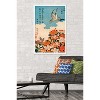 Trends International Cuckoo and Azalea by Katsushika Hokusai Framed Wall Poster Prints - 2 of 4