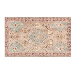 Patina Vie Machine Washable Distressed Boho Area Rug - 1 of 4