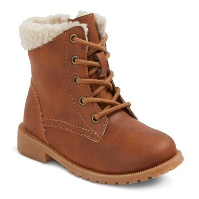 sherpa lace up boots