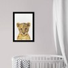 15" x 21" Cute Baby Lion Animals Framed Art Print - Wynwood Studio: Modern Decor, Digital Art, Vertical Layout - 3 of 4