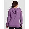 RBX Active Women's Ultra Lightweight French Terry V-Neck Hoodie Tunic Sweatshirt with Pocket - 2 of 4