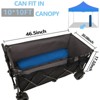 RISOKEYS Heavy-Duty Foldable Utility Wagon with 7" All-Terrain Wheels & Brakes, 480lbs Capacity - Needed for Camping, Beach,Grocery - 4 of 4