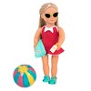 Our Generation Doll Swimsuit Retro Outfit for 18" Dolls - Beach Belle - image 2 of 3