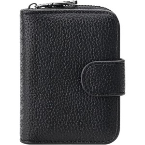 FATMOON Women’s Wallet - RFID Blocking Card Holder Wallet - for Daily Commuting, Travel, and Daily Use, with 11 Card Slots & ID Window - 1 of 4