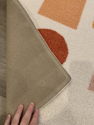 3'x5' Large Modern Shape Rug Cream - Room Essentials™ : Target