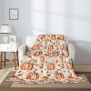 Lomsoe Christmas Pine Tree White Winter Couch Throw Blanket Flannel Soft Blanket for Living Room Bed Sofa Travel Office Camping. - 2 of 4