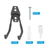 Unique Bargains Heavy Duty Hanging Tool Ladder Bike Garage Storage Utility Hooks 2 Pcs - 3 of 4