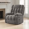 MAYEERTY Ergonomic Recliner Chair with 110-160¡ãAdjustable Recline for Living Room, Footrest, Side Pocket, Gray - 2 of 4