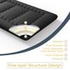 Itopfox Japanese Floor Mattress Futon, Foldable Tatami Pad for Adults, Roll Up Floor Bed for Guest Room Bedroom RV, Black, Queen - 4 of 4