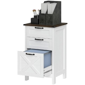 Resenkos Filing Stroage Cabinets,File Stroage Cabinet, Vertical File Cabinet with 3 Drawers, Office Storage Cabinet for A4, Letter Size, - 1 of 1