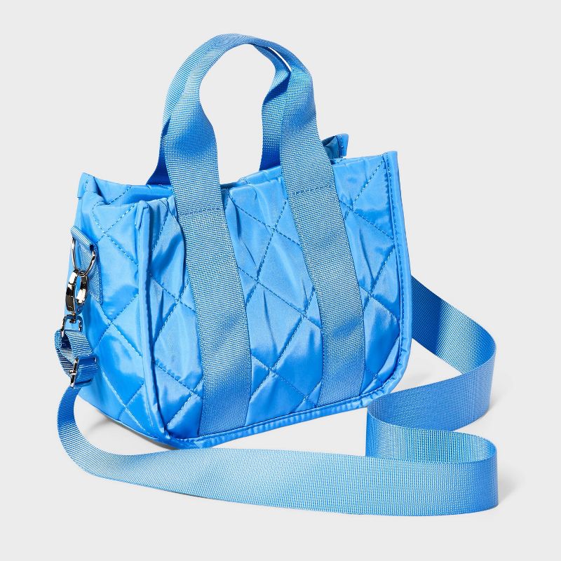 Girls&#39; Mini Tote Crossbody Bag - art class&#8482; Blue, 2 of 5
