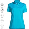 Lands' End Women's Short Sleeve Rapid Dry Sport Neck Polo Shirt - 3 of 3