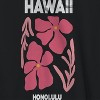 Rerun Island Men's Hawaii Hibiscus Pink Long Sleeve Graphic Cotton Sweatshirt Hoodie - 2 of 4