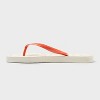 Women's Palmer Sardine Square Toe Flip Flops - Shade & Shore™ Orange - 2 of 4