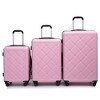 ModernLuxe 8-Piece Hardshell Travel Luggage Set, 20"/24"/28" ABS Suitcases with Spinner Wheels, Portable Handbag, 4 Storage Bags - 2 of 4