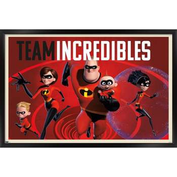 Trends International Disney Pixar The Incredibles 2 - Family Framed Wall Poster Prints