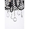 Elegant Lighting Elise 14 inch flush mount in black - 4 of 4