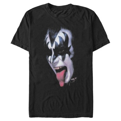 Men's Kiss Gene Simmons T-shirt - Black - Large : Target