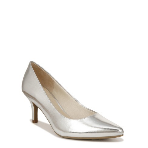 Lifestride Womens Sevyn Pumps Silver 11 W : Target