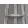 Monarch Specialties Bookshelf Bookcase Etagere Corner 5 Tier 72InchH Office Bedroom Laminate Grey Contemporary Modern - image 3 of 4