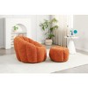 Lyngins Giant Faux Fur Bean Bag Chair, Ergonomic Lazy Chair with Memory Foam, Stylish Accent Chair, Single Sofa Chair for Home & Leisure - 2 of 4