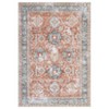 Area Rugs Vintage Distressed Living Room Rug Traditional Medallion Floral Print Rug Non Slip Bedroom Rug - 3 of 4