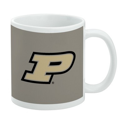 Purdue Boilermakers Logo Secondary Ceramic Coffee Mug Novelty Gift Mugs for Coffee Tea and Hot Drinks 11oz White