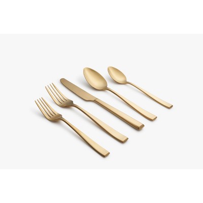 20pc Sussex Flatware Set Gold - Threshold™