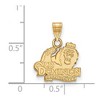 Black Bow Jewelry 14k Yellow Gold Old Dominion Monarchs NCAA Small Pendant - 2 of 3