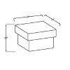 Mark & Day Viki Modern Ottoman - 4 of 4
