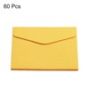 Unique Bargains Greeting Notes Party Paper Blank Business Card Holder Mini Envelopes 60 Pcs - 3 of 4
