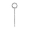 Black Bow Jewelry 14k White Gold, Jersey Collection, Small Number 62 Pendant - 2 of 4