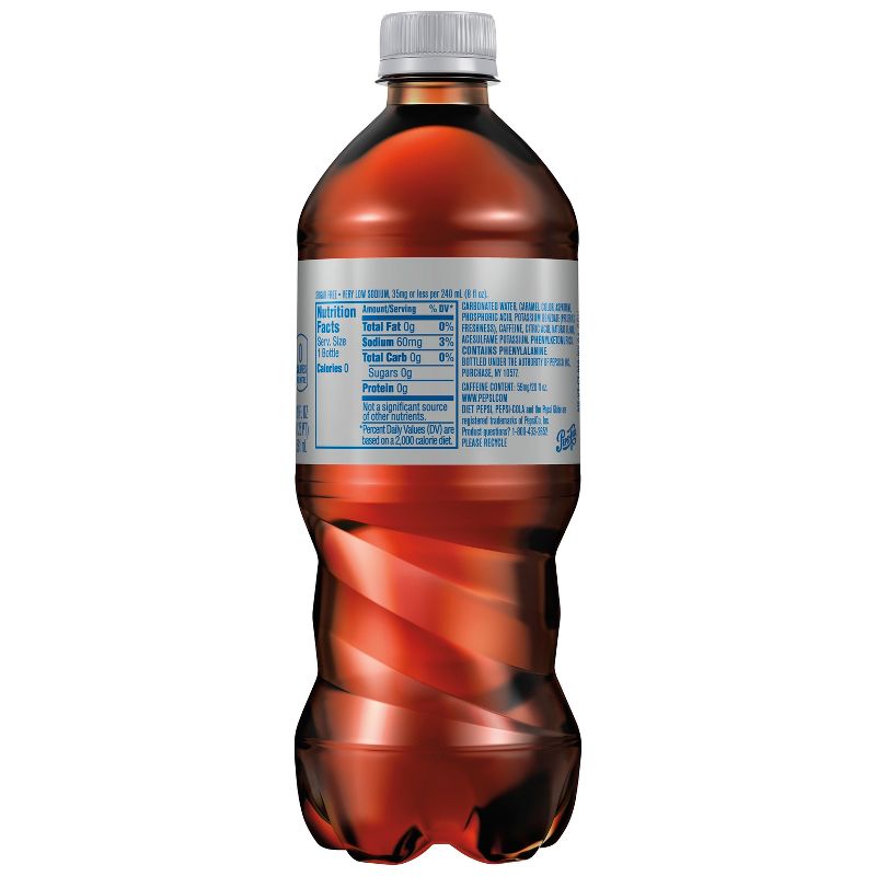 Diet Pepsi Cola Soda- 20 fl oz Bottle, 4 of 5