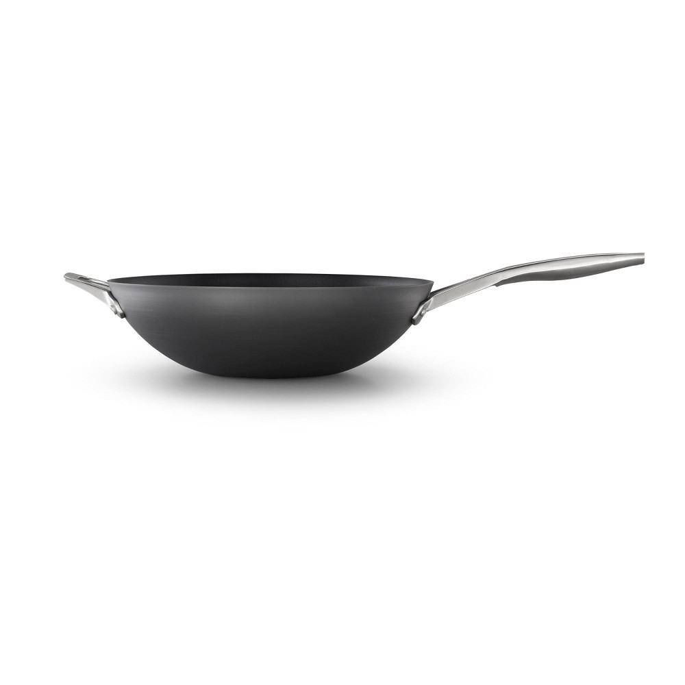 Calphalon Premier with MineralShield Nonstick 13 Flat Bottom Wok