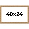PosterPalooza | Contemporary Gold Picture Frame - UV Acrylic, Backing Board, Hanging Hardware Included - 2 of 4