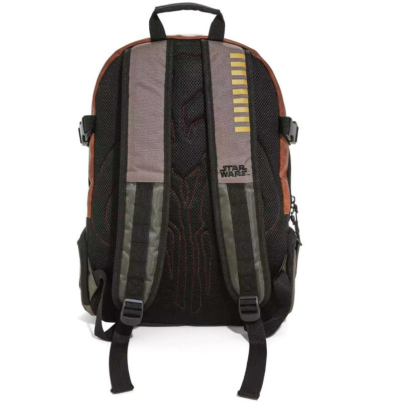 Star Wars Boba Fett Bounty Hunter Utility Tech Adult Laptop Backpack Green, 3 of 6