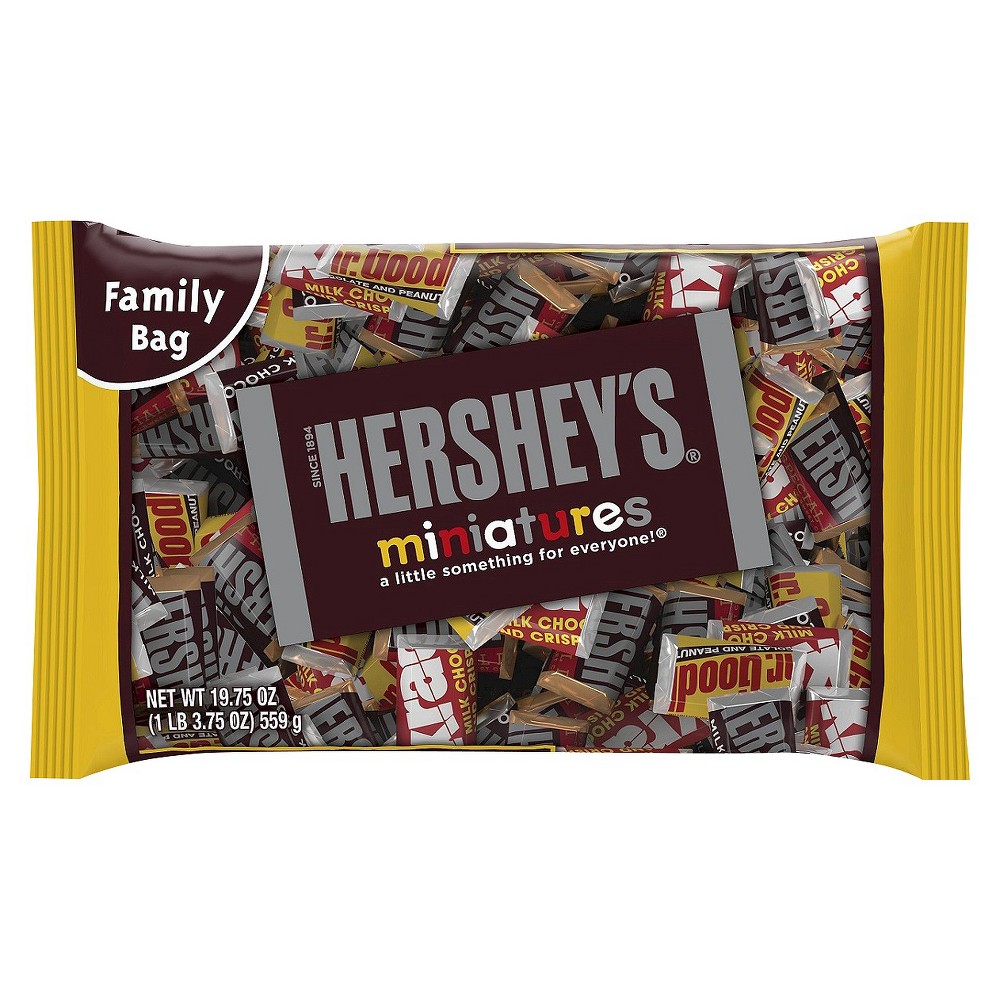 UPC 034000214211 product image for HERSHEY'S Miniatures Assorted Chocolate Bars - 19.75oz | upcitemdb.com