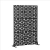 PexFix 72 in. H x 47 in. W Outdoor Metal Privacy Screen Garden Fence Triangle Pattern Wall Applique - 3 of 4