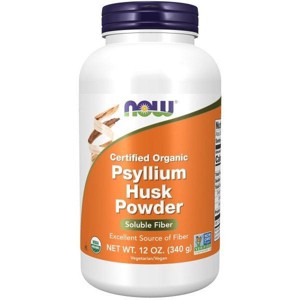 Organic Psyllium Husk Powder by Now Foods  -  12 oz Powder - 1 of 3