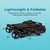 Gaggle by Foundations Odyssey 4 Seat Quad Stroller with Bench Seats, All Terrain Wheels, Easy Fold - 4 of 4